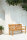 Gartenbank Moin Moin 150 cm – 3-Sitzer Teakholz geölt mit Leuchtturm-Motiv