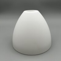Ersatzglas opal matt weiß Ø200 mm H157 mm 42 mm Öffnung E27 Lampenglas Leuchtenglas