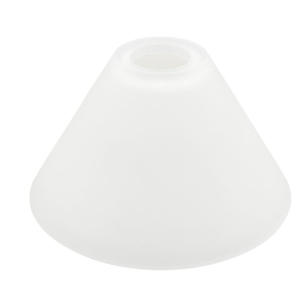 Ersatzglas opal matt weiß Ø138 mm E14 Lampenglas Leuchtenglas Glasabdeckung für Wand Decken Tischleuchten
