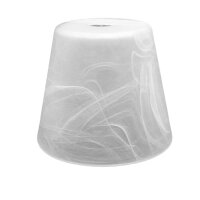 Alabasterglas weiß Ersatzglas Lampenglas...