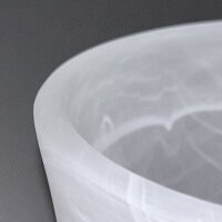 Alabasterglas weiß Ersatzglas Lampenglas Leuchtenglas Lampenschirm Ø 120mm G9