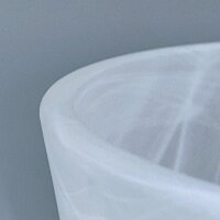 Alabasterglas weiß Ersatzglas Lampenglas Leuchtenglas Lampenschirm Ø 120mm G9