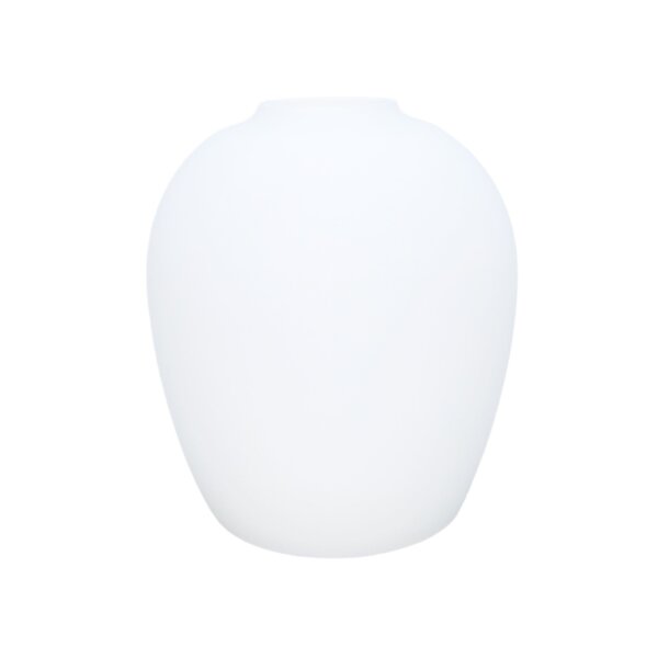 Glas opal matt weiß Ø100 mm H114 mm E14 Ersatzglas Lampenglas Leuchtenglas