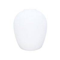Glas opal matt weiß Ø100 mm H114 mm E14 Ersatzglas Lampenglas Leuchtenglas