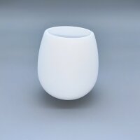 Glas opal matt weiß Ø100 mm H114 mm E14 Ersatzglas Lampenglas Leuchtenglas