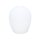 Glas opal matt weiß Ø100 mm H114 mm E14 Ersatzglas Lampenglas Leuchtenglas
