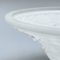 Ersatzglas Lampenglas Leuchtenglas satiniert weiß Ø270 mm H88 mm mit Ornamenten