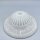 Ersatzglas Lampenglas Leuchtenglas satiniert weiß Ø270 mm H88 mm mit Ornamenten