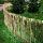 Staketenzaun Gartenzaun Haselnusszaun 5m Holz 50cm Höhe Teichumrandung 4-6cm