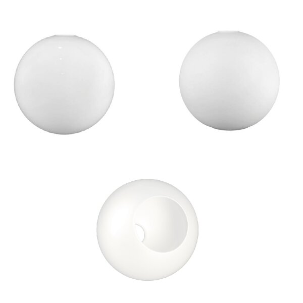 Kugelglas Lampenglas weiß, perlmutt Ø250mm Ersatzglas Leuchtenglas hochwertig Lampenschirm