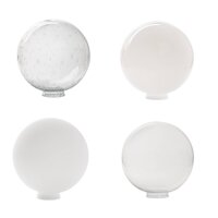 Kugelglas Lampenglas opal weiß, klar, blasen...