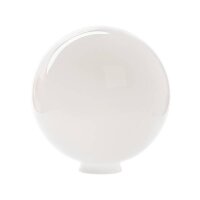 Kugelglas Lampenglas opal weiß, klar, blasen...
