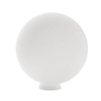 Kugelglas Lampenglas opal weiß, klar, blasen Ø 250mm Ersatzglas mit Kragen