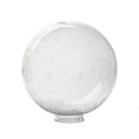 Kugelglas Lampenglas opal weiß, klar, blasen Ø 250mm Ersatzglas mit Kragen