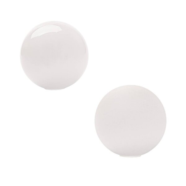 Kugelglas Lampenglas opal weiß glanz u. matt Leuchtenglas Ø 100mm f.G9 Fassung Lampenschirm