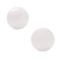 Kugelglas Lampenglas opal weiß glanz u. matt...