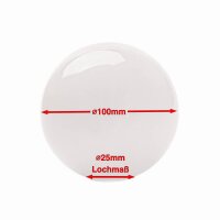 Kugelglas Lampenglas opal weiß glanz u. matt...