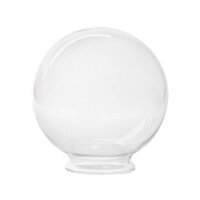 Kugelglas Lampenglas weiß glanz matt klar Ø 15cm mit Kragen Ersatzglas Leuchtenglas Glasschirm