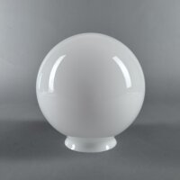 Kugelglas Lampenglas weiß glanz matt klar Ø 15cm mit Kragen Ersatzglas Leuchtenglas Glasschirm