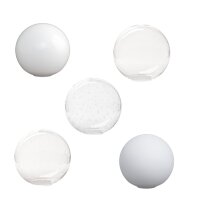 Kugelglas Lampenglas weiß klar Blasenglas Ø...