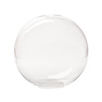 Kugelglas Lampenglas weiß klar Blasenglas Ø 25cm Ersatzglas ohne Kragen Glasschirm Lampenschirm Globus