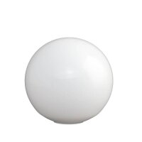 Kugelglas Lampenglas weiß klar Blasenglas Ø 25cm Ersatzglas ohne Kragen Glasschirm Lampenschirm Globus