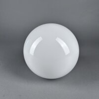 Kugelglas opal weiß matt, glänzend Ø 180 mm – Öffnung 80 mm ohne Kragen | Ersatzglas für Decken-, Wand- & Außenleuchten