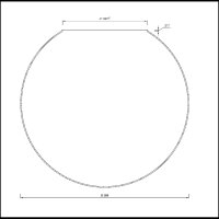 Kugelglas Lampenglas Ø 200mm weiß klar Leuchtenglas Lampenschirm Blasenglas