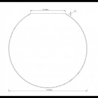 Kugelglas Ersatzglas Lampenglas Ø 350mm opal weiß klar Leuchtenglas
