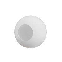 Kugelglas Ersatzglas, Ø 150 mm, Weiß Matt, 70 mm Öffnung ohne Kragen, Blendfrei