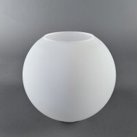Kugelglas Ersatzglas, Ø 150 mm, Weiß Matt, 70 mm Öffnung ohne Kragen, Blendfrei