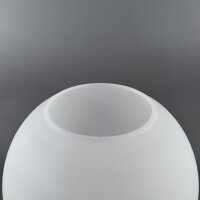 Kugelglas Ersatzglas, Ø 150 mm, Weiß Matt, 70 mm Öffnung ohne Kragen, Blendfrei