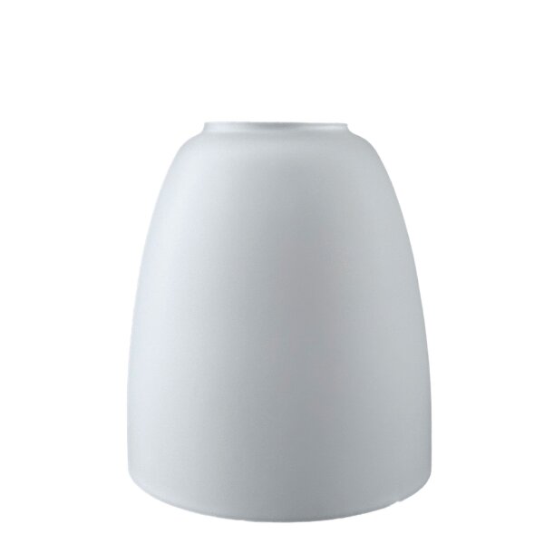 Lampenglas weiß matt Glasschirm Ø 83mm Höhe 93mm E14 Casa 453