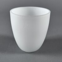 Lampenglas weiß matt Glasschirm Ø 83mm Höhe 93mm E14 Casa 453