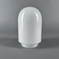 Zapfenglas Lampenglas Opal Weiß Ø110 mm Gewinde 84,5 mundgeblasen Leuchtenglas