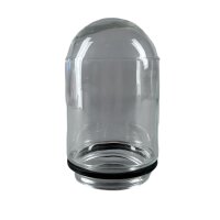 Glasschirm Zapfenglas Klar Ø100 mm Gewinde 84,5 mm...