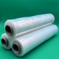 Stretchfolie transparent 500 mm x 300 m, 23 my, ca. 3,45 kg – Verpackungsfolie