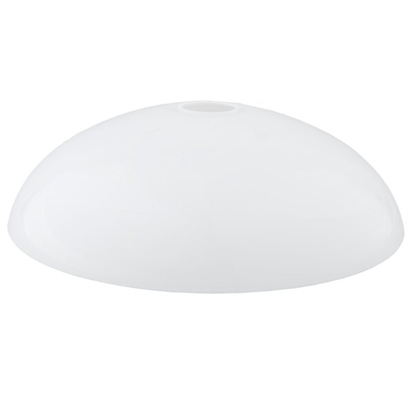 Lampenglas Ersatzglas Glasschirm Ø 350mm Weiß glänzend Opalglas E27 Leuchtenglas