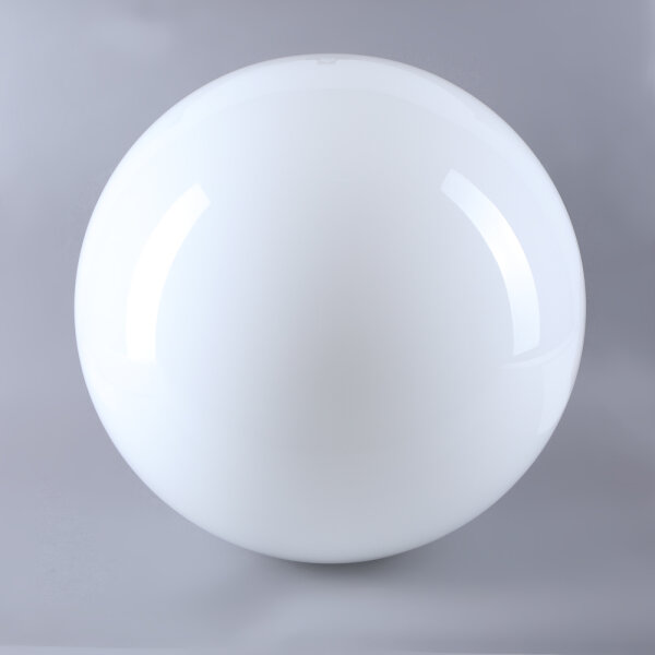 Kugelglas Opalglas glänzend Ø 400mm Lampenglas Ersatzglas Kugel Glas Kragenrand