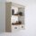 Wandregal Küchenregal Wandschrank Cremeweiß Regal Holzregal Vintage